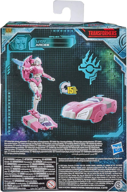 Transformers Generations War for Cybertron: Earthrise Deluxe WFC-E17 Arcee - Figura de Acção - Para Crianças a partir dos 8 Anos, 14 cm, Multicolor E7159