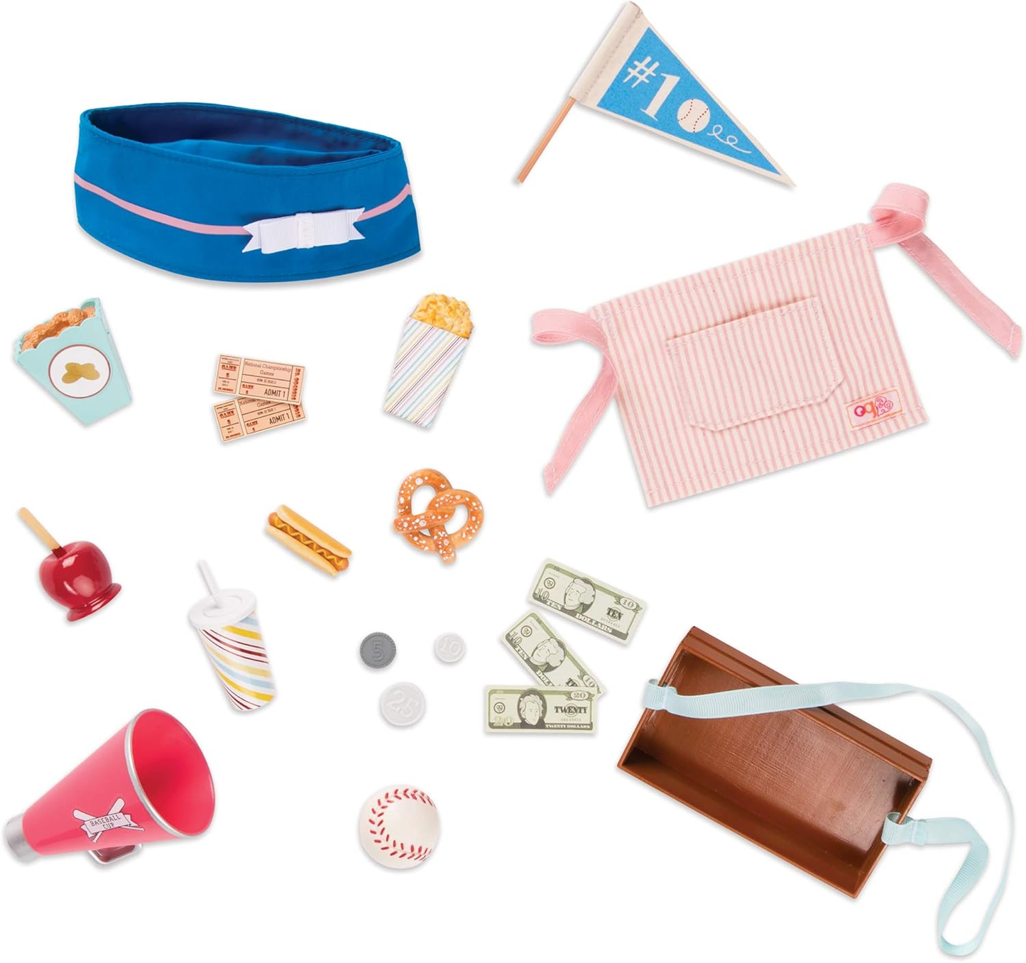 CONJUNTO DE ACESSÓRIOS DE FORNECEDOR DE BASEBALL RETRÓ