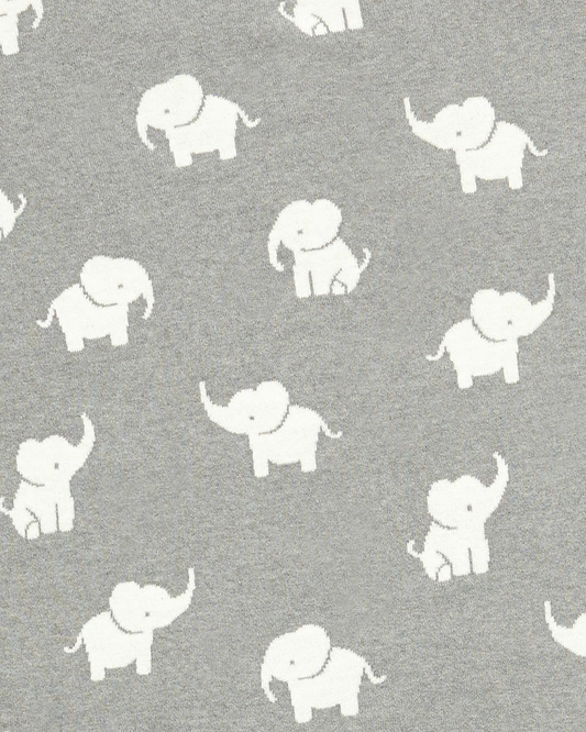 Mamas & Papas Bem-vindos ao Mundo Manta de Tricô, Elefante