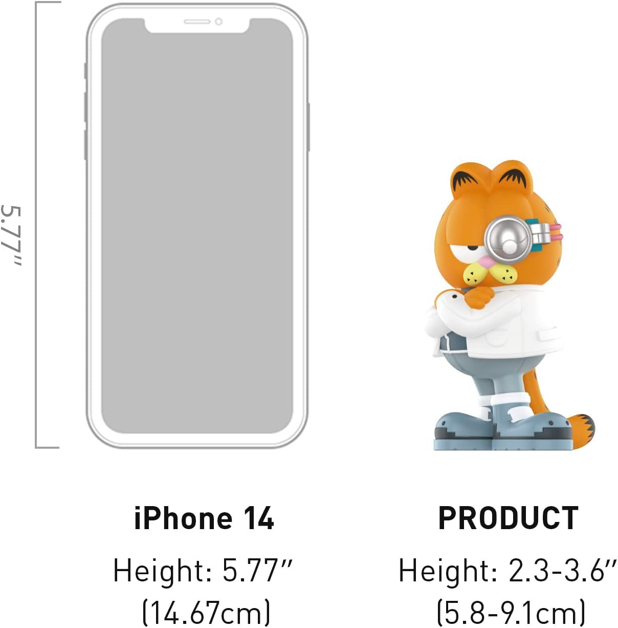 POP MART Garfield Future Fantasy Series 3 Caixas Exclusivas de Figuras de Acção Brinquedo Popular Colecionável de Arte Figura Bonita Presente Criativo, para Festa de Aniversário de Natal Feriado