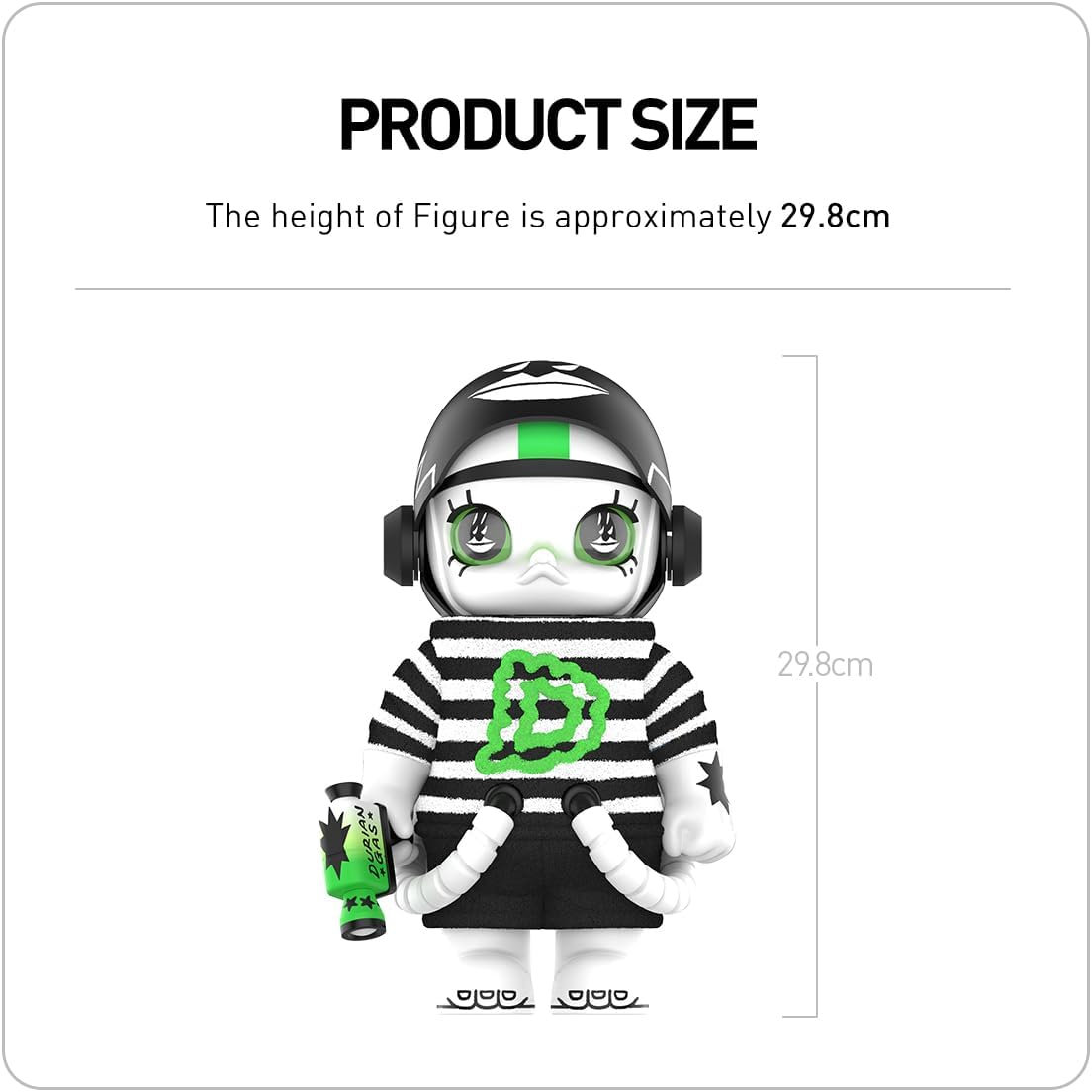 POP MART MEGA SPACE MOLLY 400% LALA COMPANY-DURIAN MAN Personagem Desi POP MART MEGA SPACE MOLLY 400% LALA COMPANY-DURIAN MAN Personagem Desi