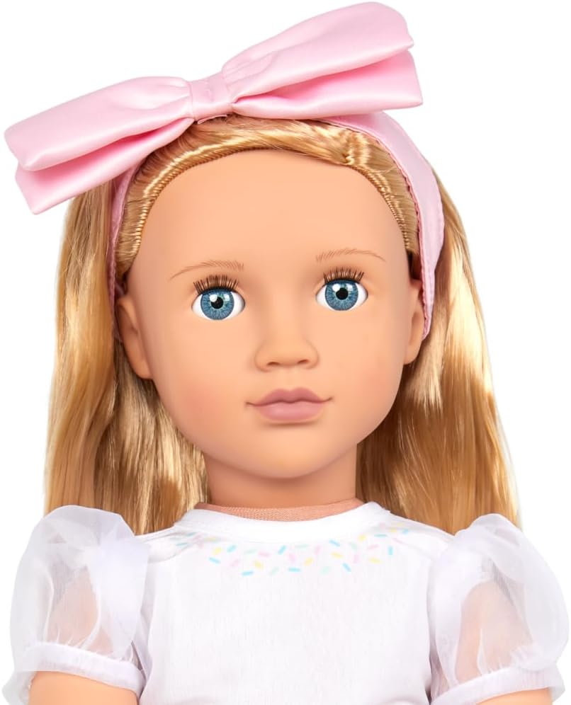 Fato Sweet Wishes da Nossa Geração – Fato de Festa Deluxe com Acessórios de Aniversário para Bonecas de 18 Polegadas – Conjunto de 6 Peças de Roupa e Acessórios