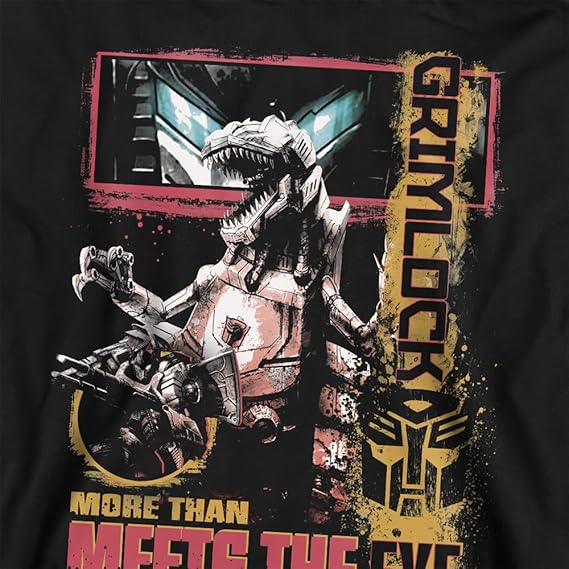 Sweatshirt unissexo Transformers Generations Heroic Dinobot Grimlock, preta.
