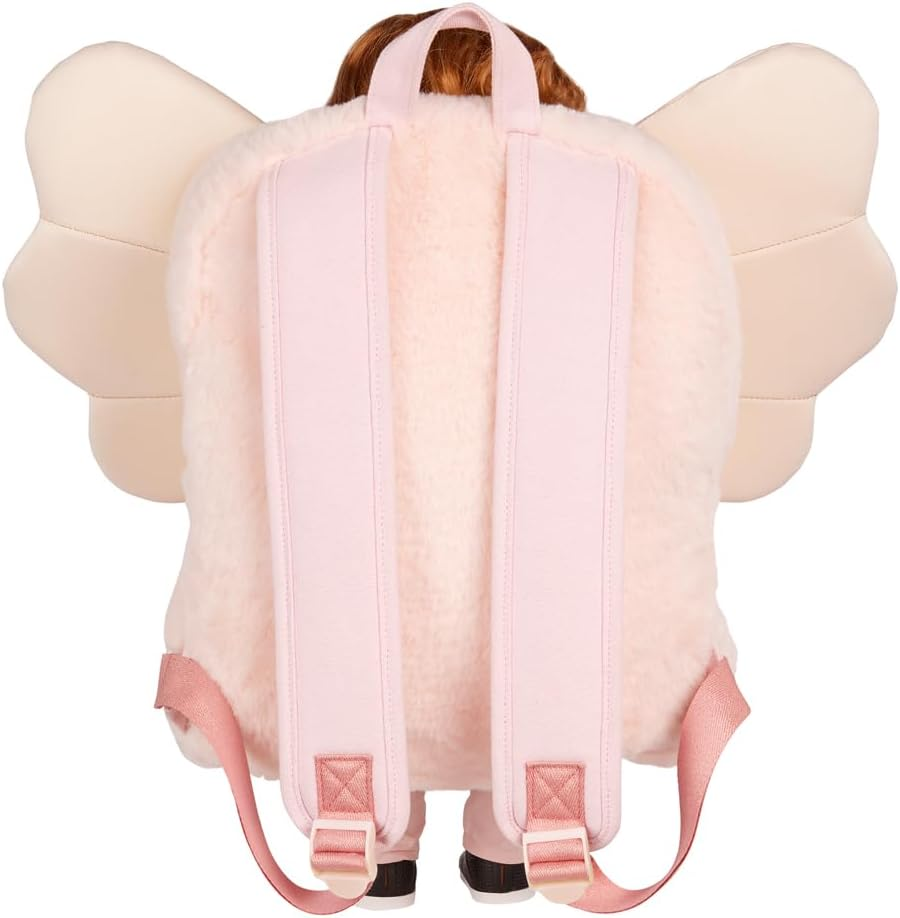 Our Generation – Mochila para transportar bonecas de 45 cm com alças ajustáveis– Mochila infantil rosa – Pele sintética macia e asas de fada – Bolsos interiores para arrumação – Mochila para transportar bonecas Be Magical