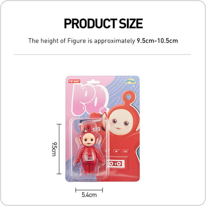 POP MART Teletubbies Po Trendy Figura 1 Caixa Chic Art Toy Articulado Personagem Design Premium Presentes para Mulheres Fãs-Colecionável