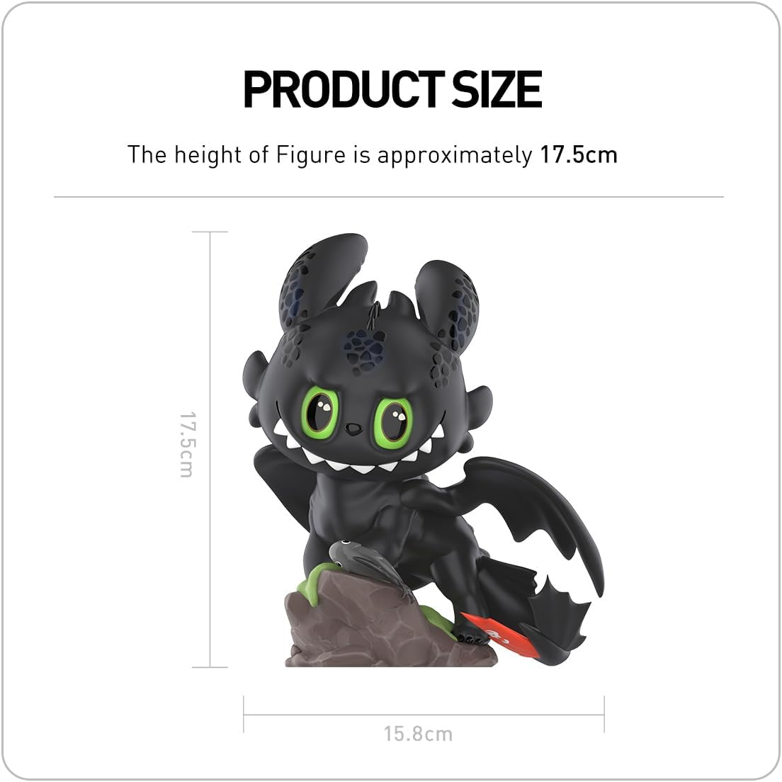 POP MART THE MONSTERS Como Treinar o Seu Dragão Estatueta Pingente Articulada Personagem Design Premium Presentes para Mulheres Brinquedo Colecionável Favorito dos Fãs Figura de Ação de Brinquedo