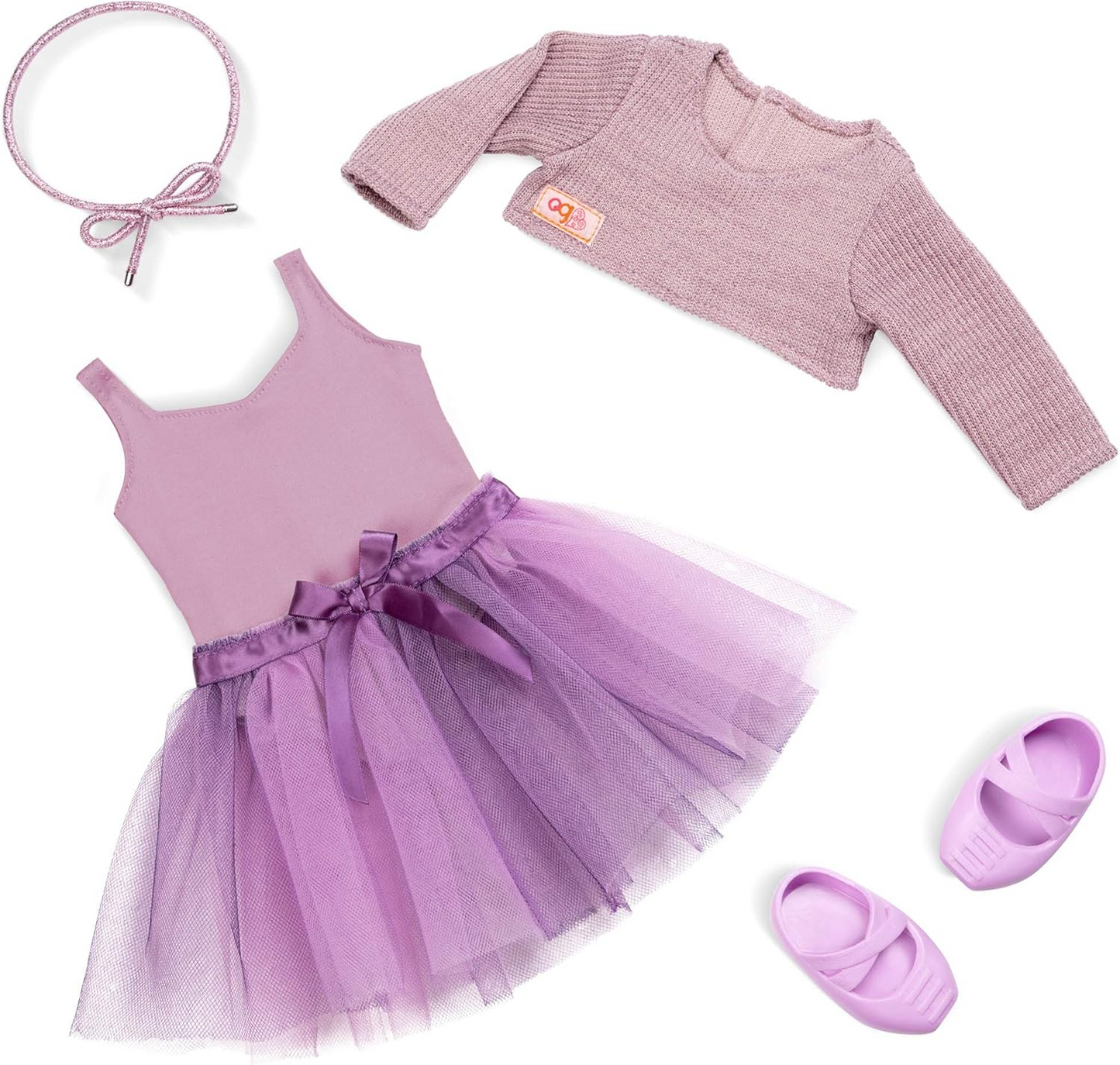 Boneca Savannah da Nossa Geração – Boneca de ballet dançarina de 45 cm – com fato de 4 peças para dançarinas