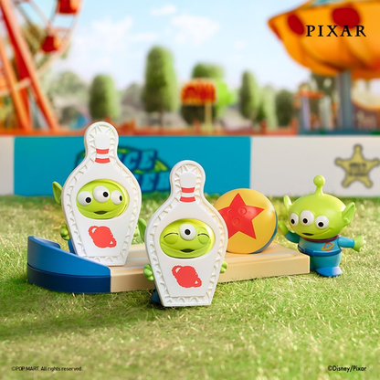 POP MART Pixar Alien Party Games Série de Personagens Colecionáveis 1 Caixa 2,5 polegadas Personagem Articulado Design Premium presentes para mulheres Brinquedo Colecionável Favorito dos Fãs Figura de Ação de Brinquedo de Arte