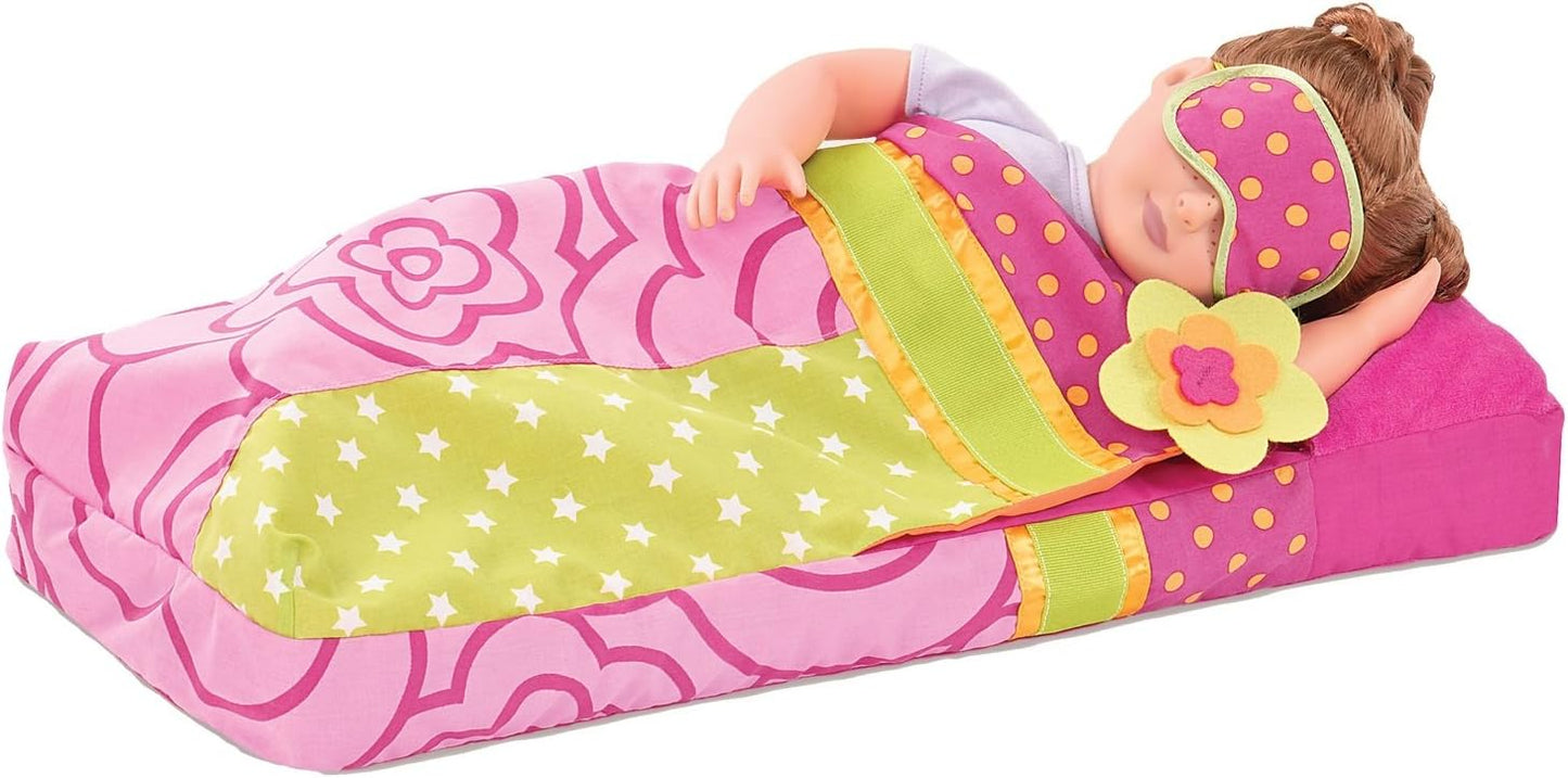 Conjunto de saco-cama insuflável Be Me da Our Generation R.S.V