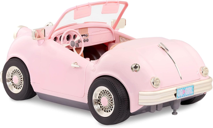 Our Generation Rosa no Banco do Condutor Retro Cruiser – Acessório para Carro de Brinquedo para Bonecas de 18 Polegadas – Carro de Brinquedo Descapotável