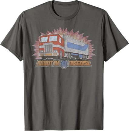 T-Shirt Transformers Optimus Prime Robot Disfarçado