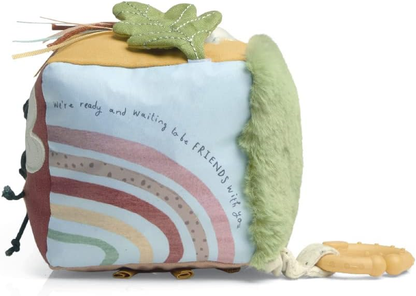 Mamas & Papas Peluche para bebés/crianças pequenas - Cubo de atividades - Grateful Garden, Multi