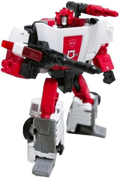 Transformers Hasbro Kingdom War for Cybertron Red Alert Action Figure, inspirado na G1, conversão em 17 passos