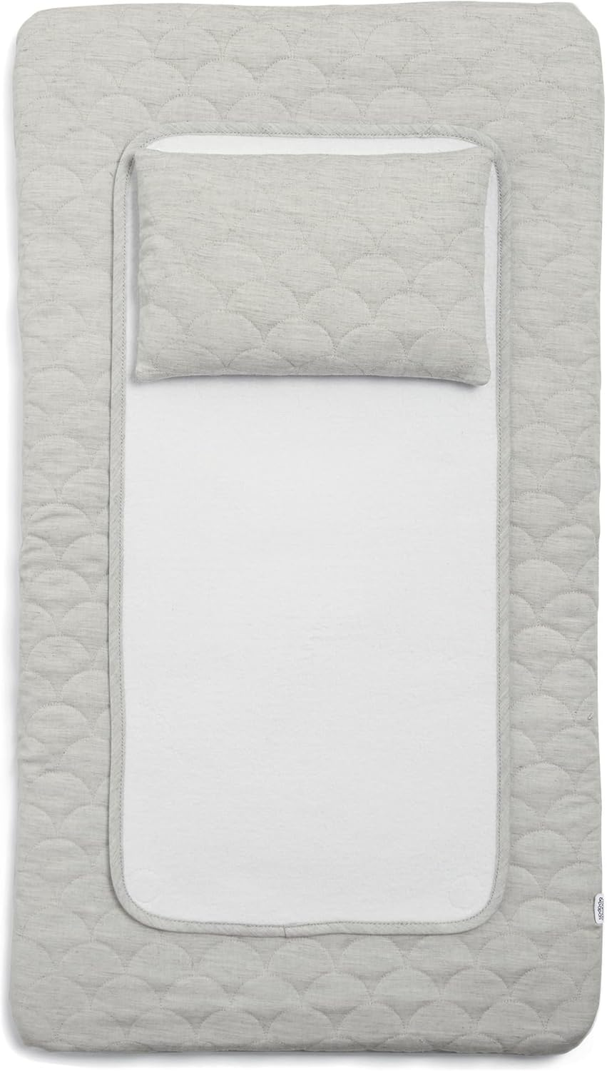 Colchão Mamas & Papas de luxo para muda fraldas para bebé com capa lavável à máquina, enchimento de toalha removível e almofada removível, Born to Be Wild