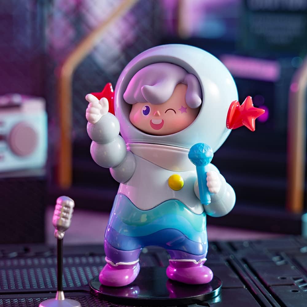 POP MART Space Walker Space Concert Series 3Boxes Caixa de bonecos de ação exclusivos Brinquedo de arte colecionável popular Figura fofa Presente criativo para festa de aniversário de Natal Feriado