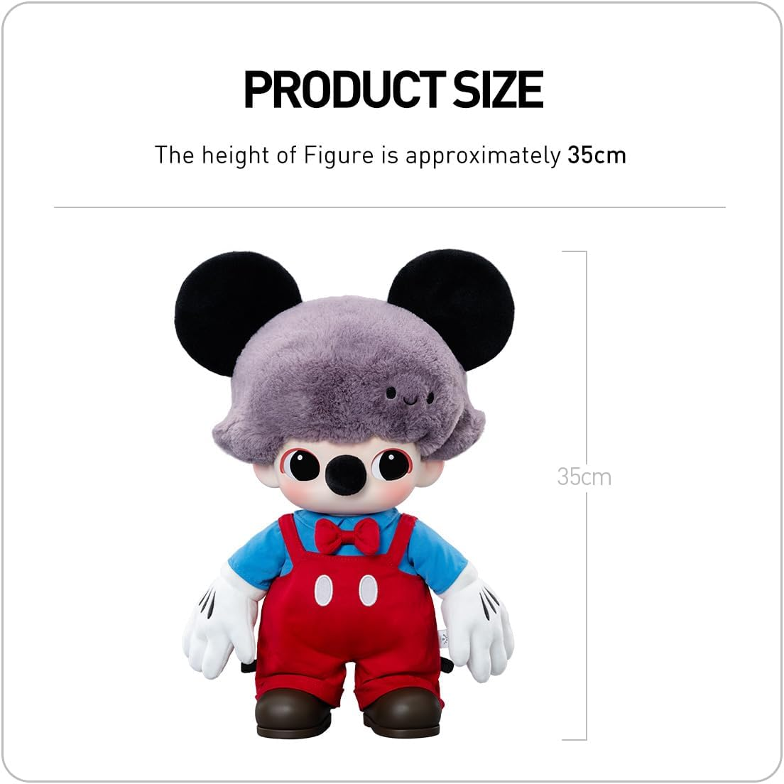 POP MART DIMOO WORLD X DISNEY Series-Mickey Bolsa de Peluche em Vinil 1 Caixa Personagem Articulado Design Premium Presentes Fã-Favorito Brinquedo Colecionável Figura de Acção de Brinquedo de Arte