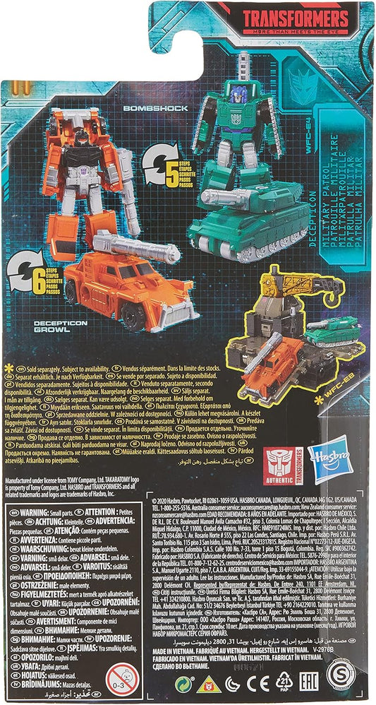 Transformers Generations War for Cybertron: Earthrise Micromaster WFC-E4 Pack de 2 Patrulhas Militares - Para crianças a partir dos 8 anos, 3,8 cm (1,5 polegadas)