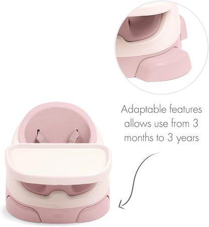 Mamas & Papas Baby Bug Assento elevatório  para refeições, tabuleiro removível, cinto de segurança, assento ajustável e pés antiderrapantes