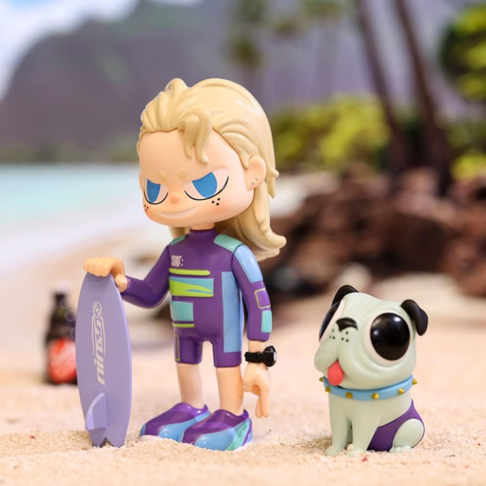 Conjunto POP MART VITA Radical Sports Series (12 caixas) 2,5 polegadas, personagem articulado, design premium, presentes para mulheres, caixa surpresa de decoração de mesa favorita dos fãs, brinquedo colecionável, arte, boneco de ação