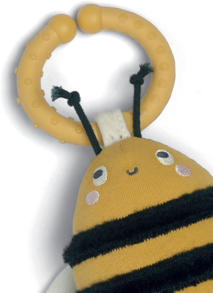 Brinquedo de dentição Linkie da Mamas & Papas, Grateful Garden, Bee