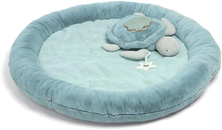 Tapete de atividades interativo para bebé e ginásio Mamas & Papas, Bem-vindo ao mundo, Azul