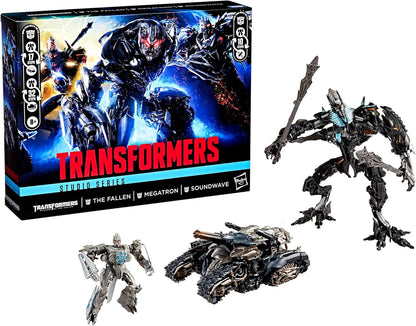 Transformers Studio Series: A Vingança dos Derrotados - Pack de 3 Figuras de Acção