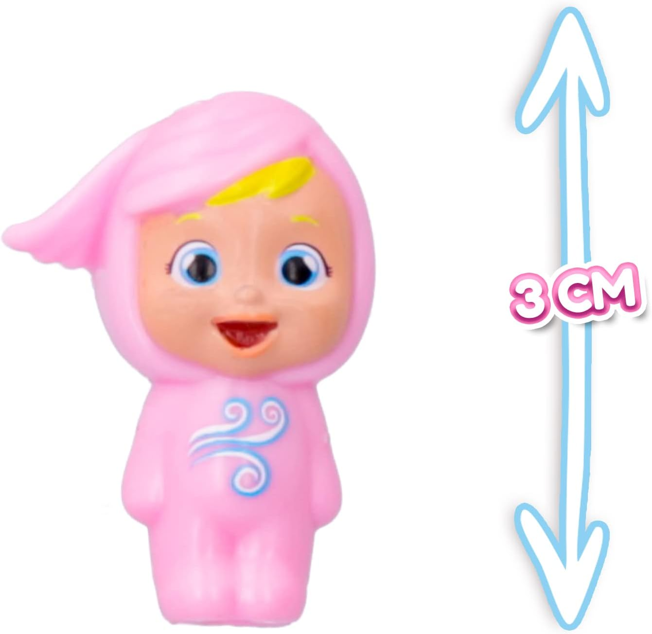 CRY BABIES Little Changers Windy Cápsula colecionável em forma de Flor que inclui uma mini boneca, uma pipeta e um folheto +3 anos