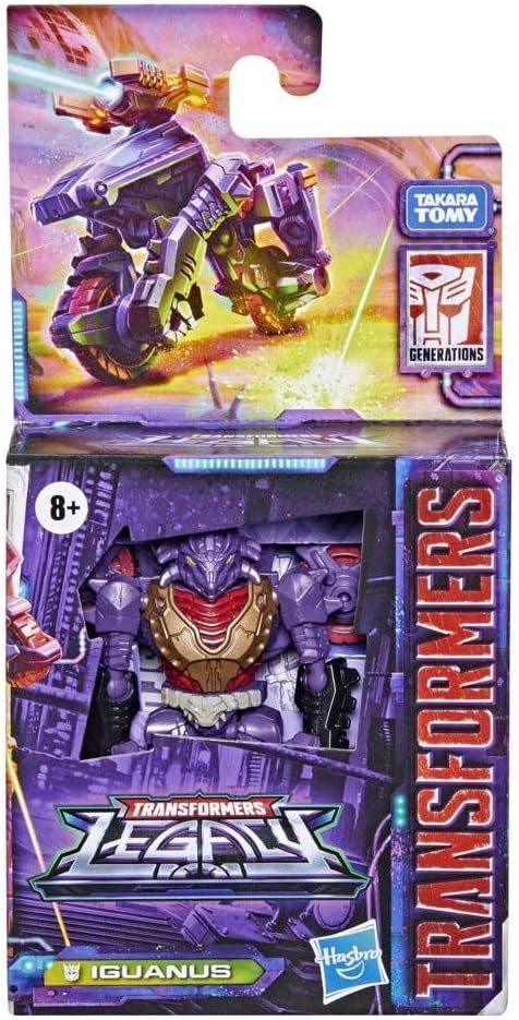 Transformers Generations Legacy Core Iguanus - Figura de Acção - 8 anos ou mais, 9 cm, Multicolorido, F3014