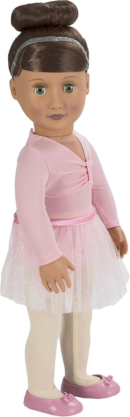 Conjunto de treino de agilidade Our Generation para bonecas de 45 cm e animais de estimação Natalia e Nillie – Kit de brinquedos infantis de faz de conta com acessórios de 46 cm – Diversão para bonecas e cães – Indicado para crianças a partir de 3 anos