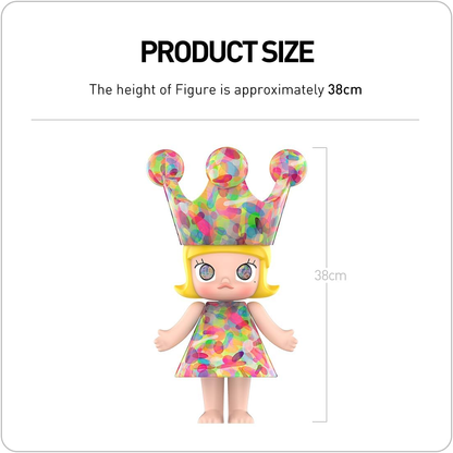 POP MART MEGA SPACE MOLLY 400% Figuras 1 Caixa Design Premium Presentes para Mulheres Fã-Favorito Colecionável Chic Art Toy Figura de Ação