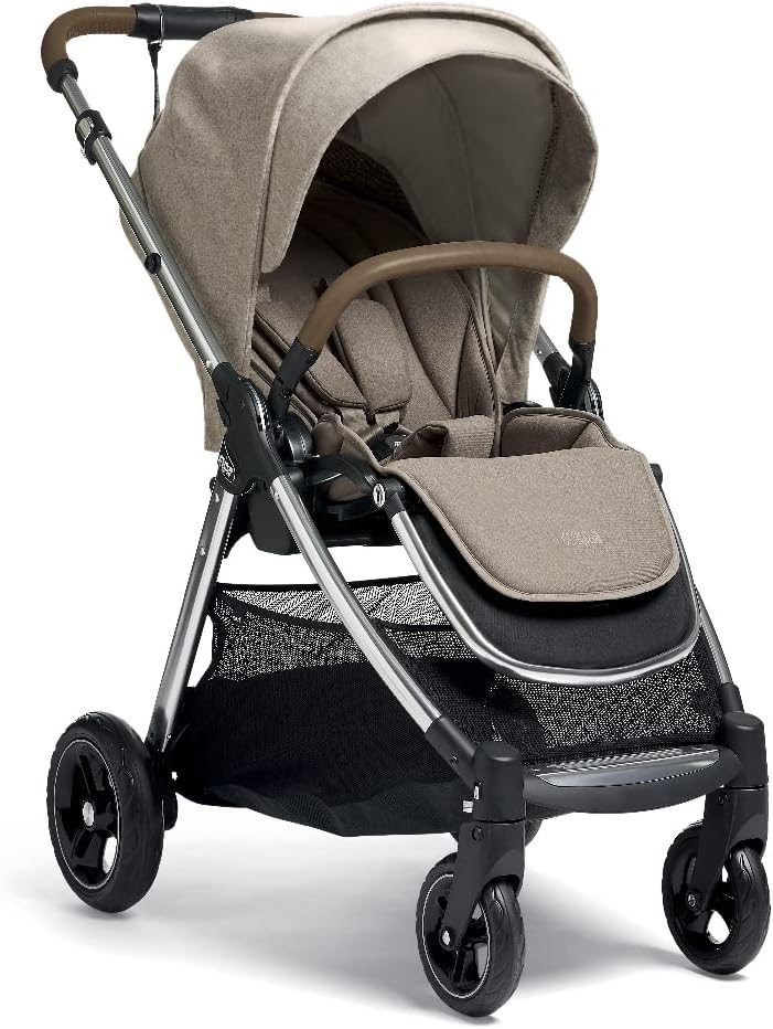 Carrinho de bebé Mamas & Papas Flip XT3, carrinho de bebé, dobrável com uma mão, capuz grande, 11,3 kg, bolacha