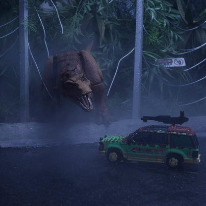 Transformers Generations Collaborative: Jurassic Park Mash-Up, Tyrannocon Rex e Autobot JP93, para maiores de 8 anos.