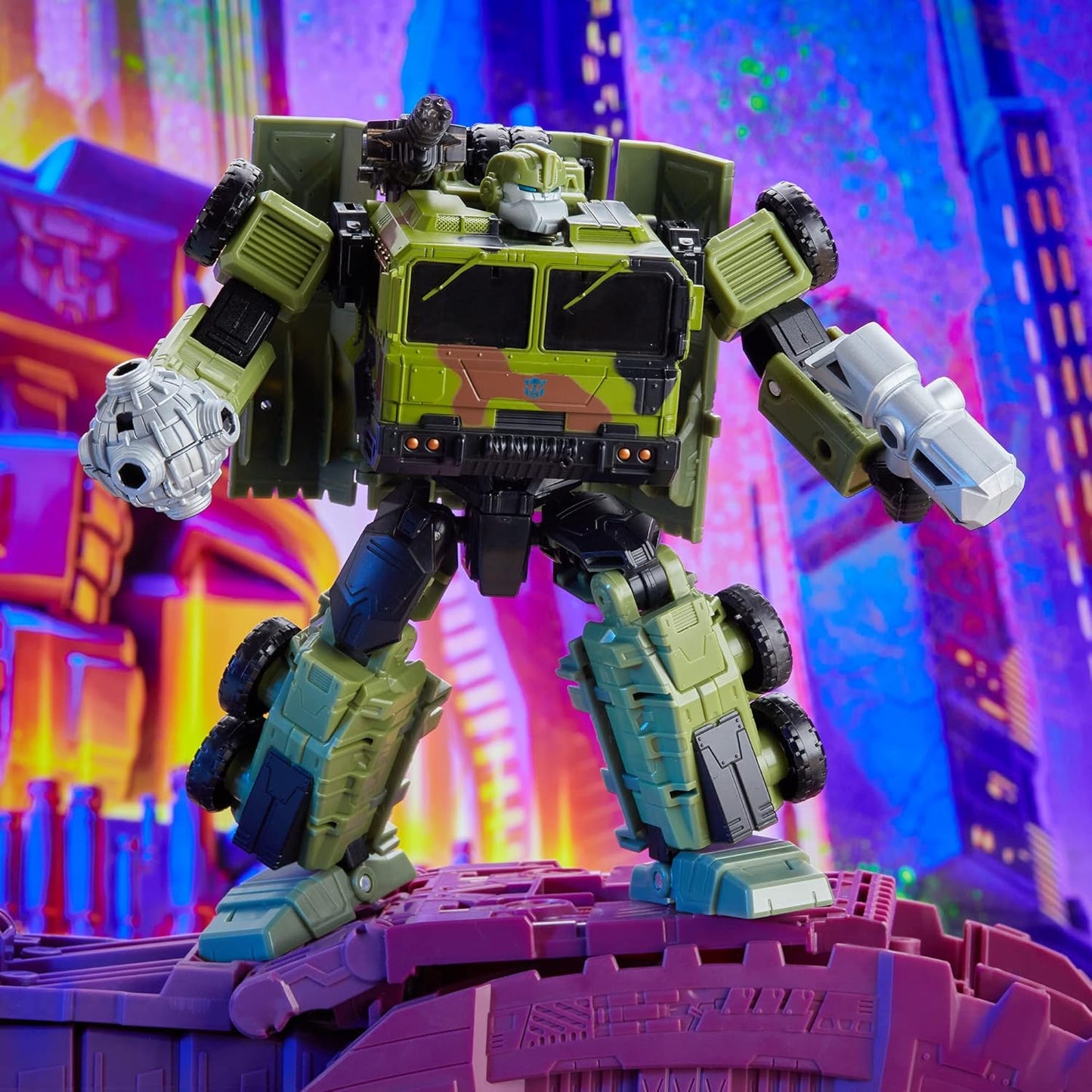 Transformers Generations Legacy Wreck ‘N Rule Collection Prime Universe Bulkhead, a partir dos 8 anos, 17,5 cm, Multicolor (F3945)