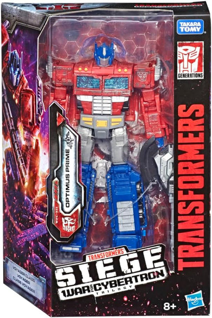 Transformers Generations War for Cybertron: Siege Voyager Class WFC-S11 Optimus Prime Action Figure (Exclusivo Amazon)