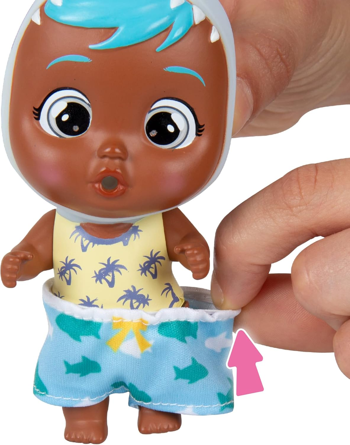 CRY BABIES MAGIC TEARS Bebés de praia tropical | Boneca surpresa colecionável que chora lágrimas verdadeiras com fato de banho e 7 acessórios - Brinquedo para meninas e meninos a partir dos 3 anos