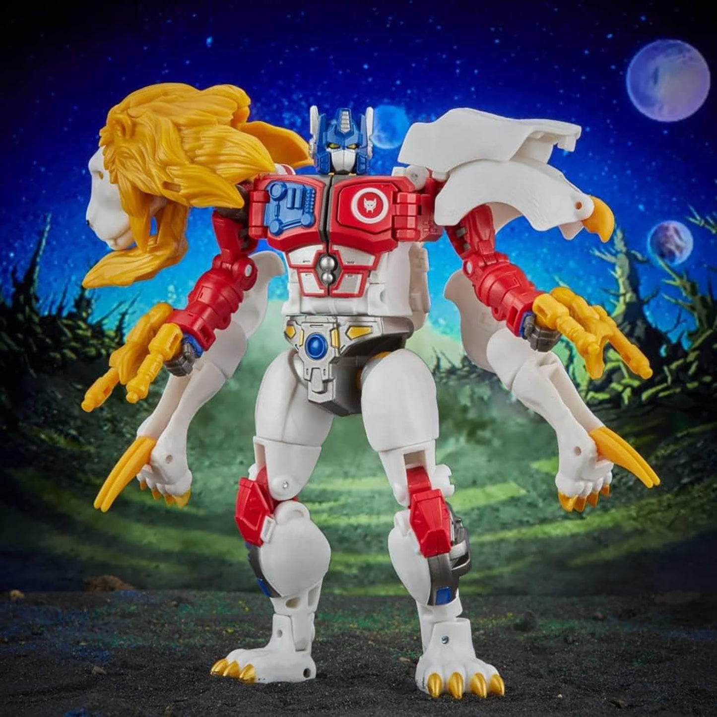 Figura de ação Transformers Legacy Evolution Voyager Maximal Leo Prime de 18 cm