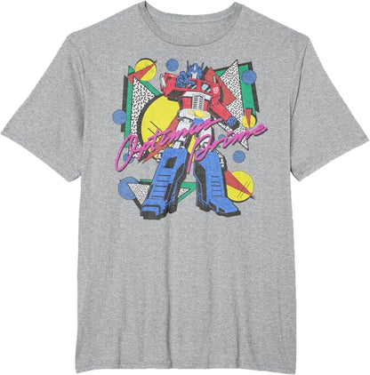 Transformers Retro Optimus Prime 80's Print T-Shirt