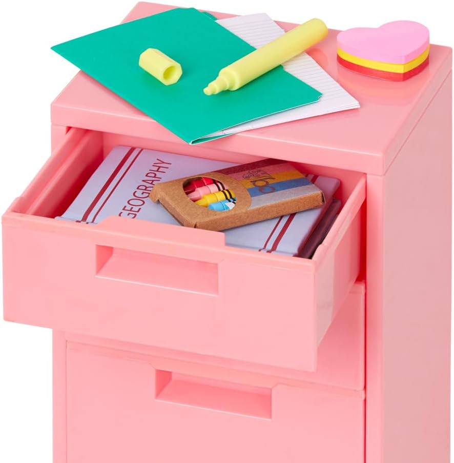 Material Escolar Our Generation, Acessório Médio - Brinquedo em Miniatura de Papel Multicolor