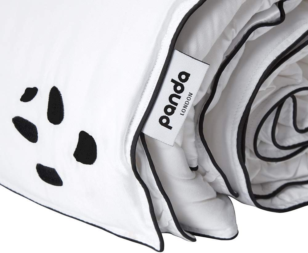 Edredão de bambu respirável Panda para crianças - Hipoalergénico, regulador de temperatura, ecológico, 4,5 tog