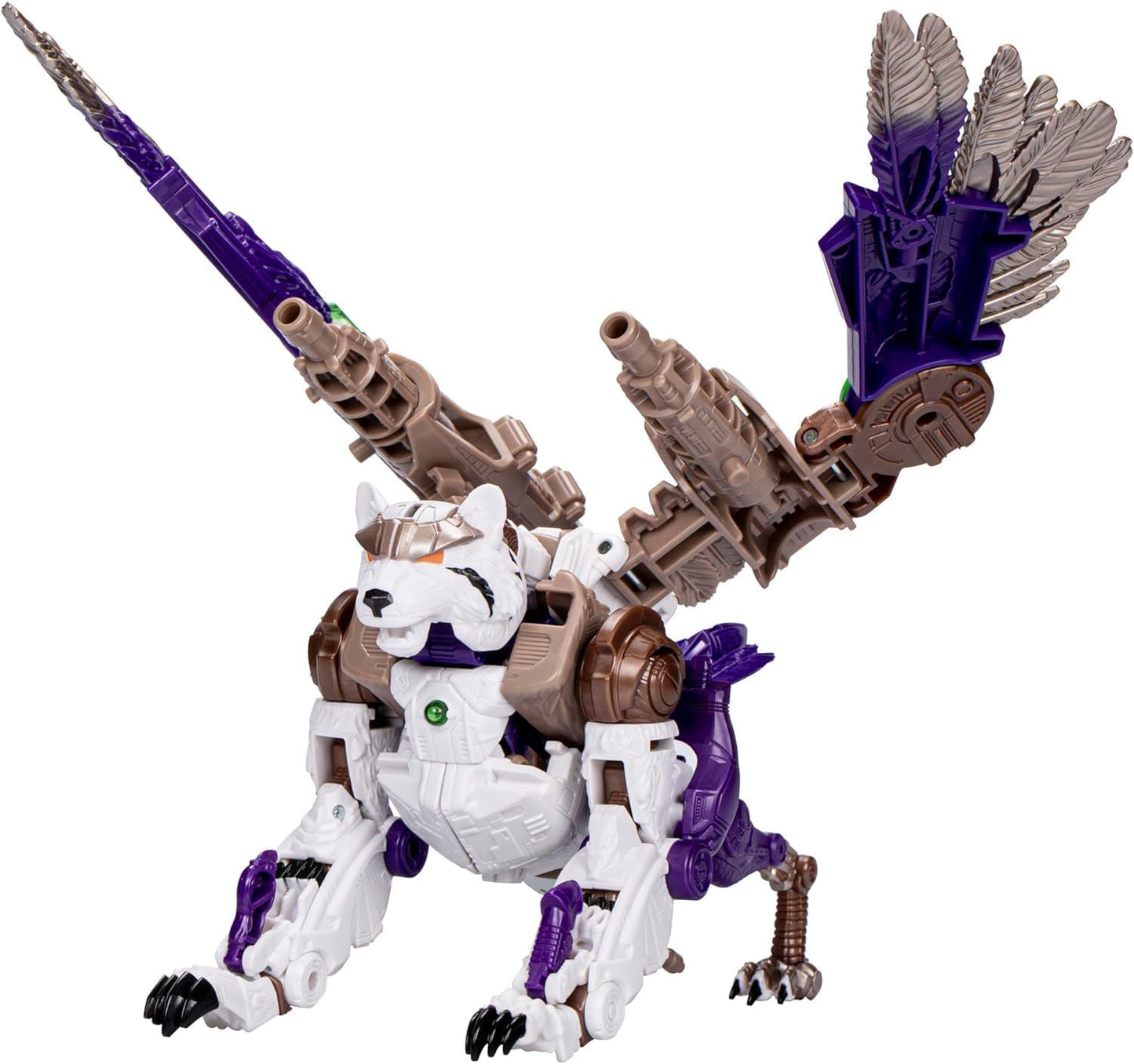 Figura de ação Tigerhawk da classe Leader da classe Beast Wars do universo Transformers Legacy United.