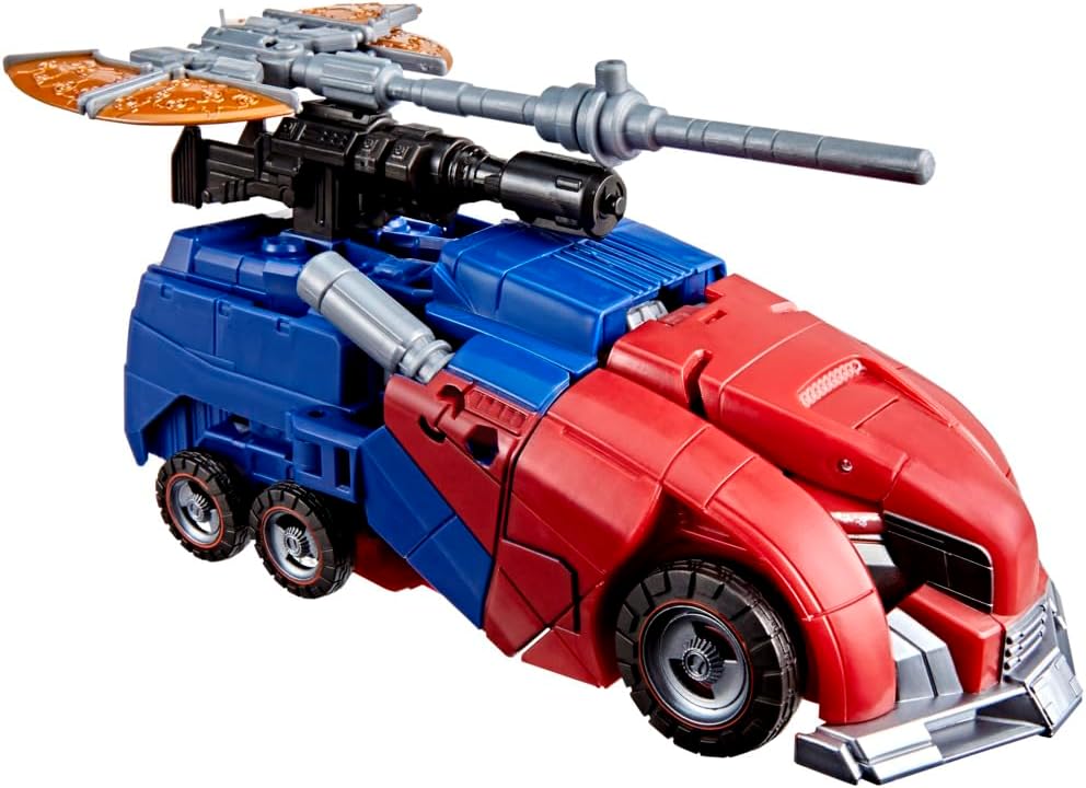 Figura de ação Transformers Studio Series MTMTE Collection War for Cybertron Optimus Prime