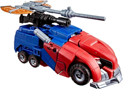 Figura de ação Transformers Studio Series MTMTE Collection War for Cybertron Optimus Prime