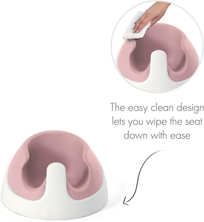 Assento confortável para bebé Mamas & Papas e tabuleiro de atividades com características ajustáveis, design de suporte, estável e fácil de limpar na cor Blossom (rosa), adequado de 3 a 12 meses aproximadamente