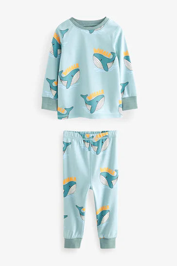 |Boy| Pacote De 3 Pijamas Aconchegantes – Animal Vermelho/Azul/Neutro (9 meses a 10 anos)