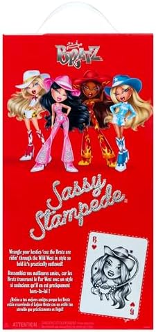 Bratz Sassy Stampede Cloe – Boneca Fashion Colecionável – Boneca em Estilo Cowgirl (Western) com Roupa e Acessórios