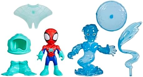 Homem-Aranha e seus Incríveis Amigos Marvel Teias de Água Aranha e Homem-Hídrico Brinquedos