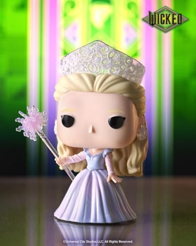 Funko POP! Filmes: Wicked: Para o Bem - Glinda de Vestido Azul - Wicked - Figura Colecionável de Vinil - Ideia de Presente - Produto Oficial - Brinquedos para Crianças e Adultos - Fãs de Filmes - Figura para Colecionadores
