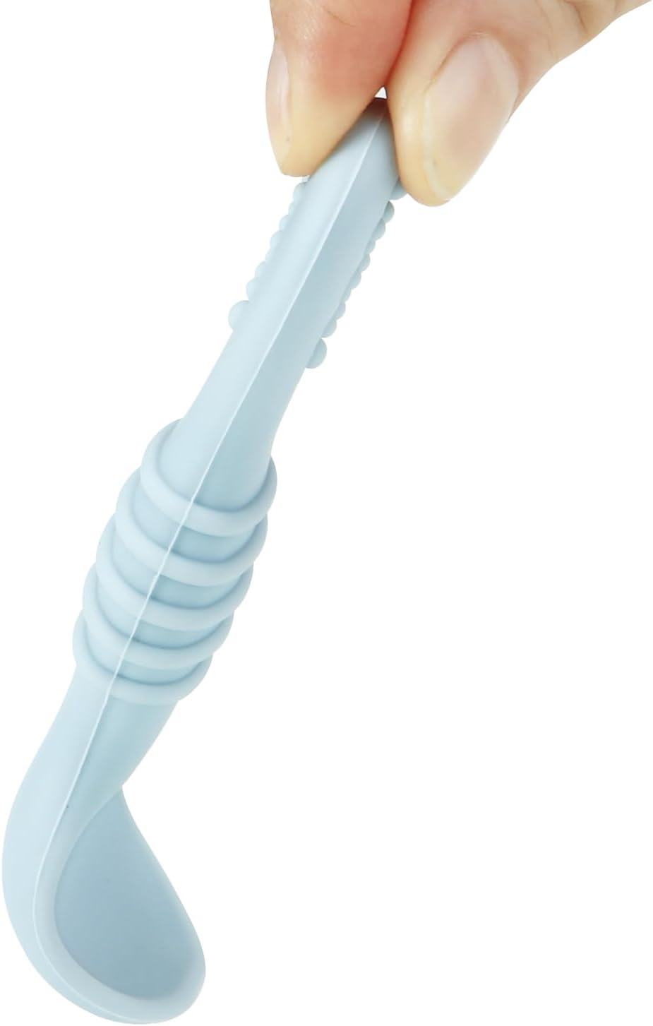 PandaEar Conjunto de 6 colheres e garfos de silicone para bebês, colheres para alimentação assistida, talheres para bebês de 4 a 6+ meses, colheres e garfos para alimentação infantil, livres de BPA, primeira fase.