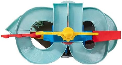 Conjunto de Pista Amazing Metals City do Homem-Aranha e seus Incríveis Amigos da Marvel, com 60 cm de altura - Inclui dois veículos exclusivos de metal fundido de 7,5 cm - Brinquedos de super-heróis para crianças a partir de 3 anos