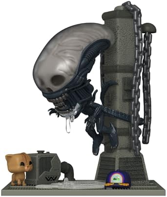 Funko Pop! Deluxe: Alien - Xenomorfo com Jonesy - Figura de Vinil Colecionável - Ideia de Presente - Produto Oficial - Brinquedos para Crianças e Adultos - Fãs de Terror - Figura para Colecionadores